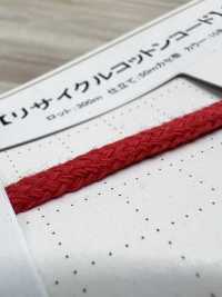 REC33S Cordão Redondo De Algodão Reciclado De 5,0 Mm[Cabo De Fita] Cordon Foto secundária