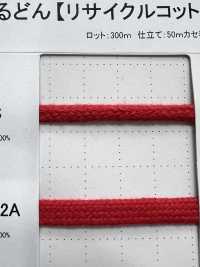 REC33S Cordão Redondo De Algodão Reciclado De 5,0 Mm[Cabo De Fita] Cordon Foto secundária