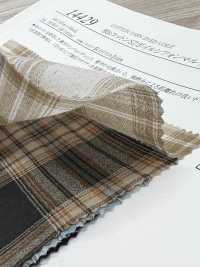 14429 80% Algodão Fio Simples SZ Voile Chiffon Xadrez Multicolorido Com Acabamento De Lavagem Tripla[Têxtil / Tecido] SUNWELL Foto secundária