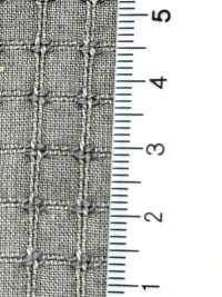 HK1145BW Dobby Estilo Sashiko Tingido Com Tinta Musashi[Têxtil / Tecido] KOYAMA Foto secundária