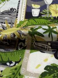 4256 Tecido De Algodão Grosso, Elegante E Relaxante, Com Patchwork Estilo Ilha.[Têxtil / Tecido] VANCET Foto secundária