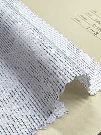 A-1581 Jacquard De Flores Botânicas Em Estilo Sashiko[Têxtil / Tecido] ARINOBE Foto secundária