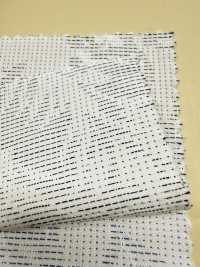 A-1581 Jacquard De Flores Botânicas Em Estilo Sashiko[Têxtil / Tecido] ARINOBE Foto secundária