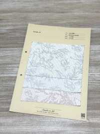 A-1581 Jacquard De Flores Botânicas Em Estilo Sashiko[Têxtil / Tecido] ARINOBE Foto secundária