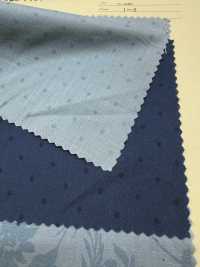 A-1510 Estampa Floral E De Bolinhas Em Índigo[Têxtil / Tecido] ARINOBE Foto secundária