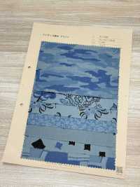 A-1532 Estampa Mesclada Tingida Com índigo[Têxtil / Tecido] ARINOBE Foto secundária