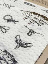 82170 Ripple Cross: O Mar É A Nostalgia De Um Homem - Corda E Navio[Têxtil / Tecido] VANCET Foto secundária