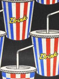 850597 Broadcloth American Vintage Drink[Têxtil / Tecido] VANCET Foto secundária