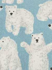850601 Oxford Denim X Animal = Urso Polar[Têxtil / Tecido] VANCET Foto secundária