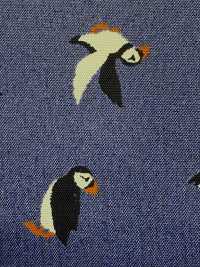 850602 Oxford Denim X Animal = Puffin[Têxtil / Tecido] VANCET Foto secundária