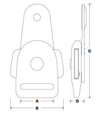 IB-KT YKK IB-KT Tipo De Liberação Lateral[Fivelas E Anel] YKK Foto secundária