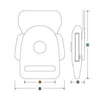 IB-KTH YKK IB-KTH Tipo De Liberação Lateral[Fivelas E Anel] YKK Foto secundária
