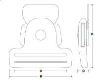IB-KTKH YKK IB-KTKH Tipo De Liberação Lateral 50mm[Fivelas E Anel] YKK Foto secundária