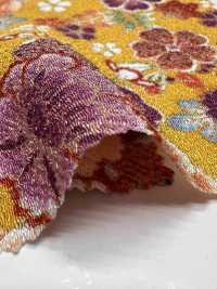 KKP2338-D-HNCRS Futako Chirimen Flor Chirashi[Têxtil / Tecido] Uni Textile(Komon Studio) Foto secundária