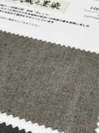 HK7071BW Oxford Musashino Sumizome Em Algodão E Cânhamo, Tingido De Preto, OW[Têxtil / Tecido] KOYAMA Foto secundária