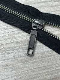 5RGTHOR-OUTLET Zíper De Metal Tamanho 5, Prata Antiga, Aberto YKK Foto secundária