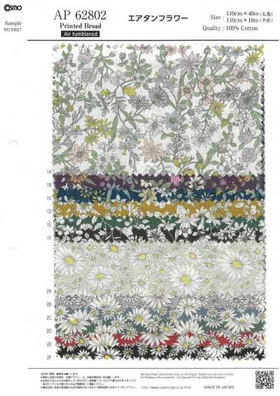 AP62802 Airtan Popeline Floral (Rolo)