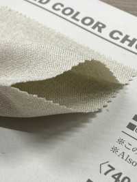 B7406Z Calças De Poliéster (Chambray) Dobradas Ao Meio[Têxtil / Tecido] VANCET Foto secundária