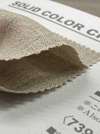 B7395Z Tecido De Chambray Com Textura Semelhante Ao Linho E Tecido Elástico Dobrado Ao Meio.[Têxtil / Tecido] VANCET Foto secundária