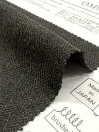 OM9267 Fleece Clássico Em Espinha De Peixe, Feito De Algodão E Lã Reciclada.[Têxtil / Tecido] Oharayaseni Foto secundária