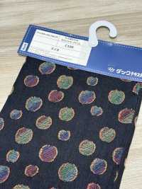 FY1589-IDC20CUT Jeans Jacquard Com Estampa De Bolinhas Coloridas[Têxtil / Tecido] DUCK TEXTILE Foto secundária