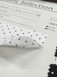 B88191Z Tecido De Algodão Com 60 Fios, Estampa De Bolinhas/listras, Dobrado Ao Meio[Têxtil / Tecido] VANCET Foto secundária