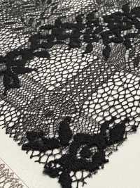 KKF8844-W-1 Renda Franzida Macia De Nylon[Têxtil / Tecido] Uni Textile(Komon Studio) Foto secundária