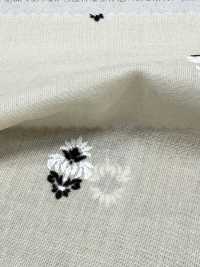 KKH800F-4 80- Algodão Lawn, Tingido Com Pigmento, Acabamento Floculado.[Têxtil / Tecido] Uni Textile(Komon Studio) Foto secundária