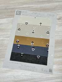 KKH800F-4 80- Algodão Lawn, Tingido Com Pigmento, Acabamento Floculado.[Têxtil / Tecido] Uni Textile(Komon Studio) Foto secundária