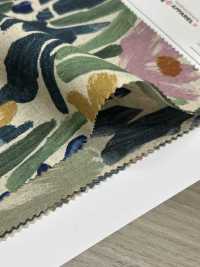 8026-1790-2 Impressão Botânica Artística Em Linho.[Têxtil / Tecido] HOKKOH Foto secundária