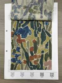 8026-1790-2 Impressão Botânica Artística Em Linho.[Têxtil / Tecido] HOKKOH Foto secundária