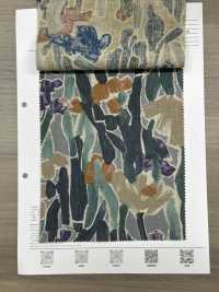 8026-1790-2 Impressão Botânica Artística Em Linho.[Têxtil / Tecido] HOKKOH Foto secundária