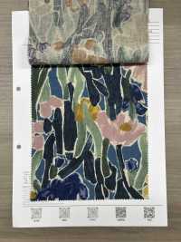 8026-1790-2 Impressão Botânica Artística Em Linho.[Têxtil / Tecido] HOKKOH Foto secundária