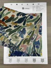 8026-1790-2 Impressão Botânica Artística Em Linho.[Têxtil / Tecido] HOKKOH Foto secundária