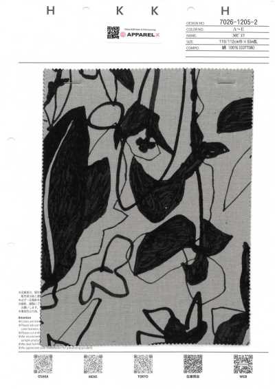 7026-1205-2 30 Viyella Arte Botânico