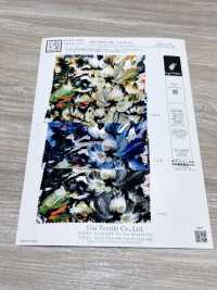 KKP8032-58D-BK-464 Cetim Orvalho Sedoso De Largura Ampla[Têxtil / Tecido] Uni Textile(Komon Studio) Foto secundária