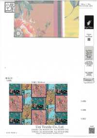 KKT8031-58-RI Cetim Orvalho Sedoso[Têxtil / Tecido] Uni Textile(Komon Studio) Foto secundária