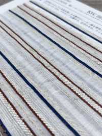 KYC667-55-1 Algodão, Rayon, Linho, Padrão Dobby Com Listras Múltiplas[Têxtil / Tecido] Uni Textile(Komon Studio) Foto secundária