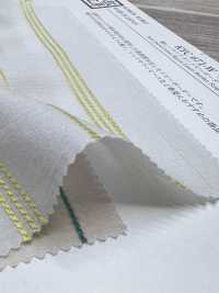 KYC-671-W-1 Algodão, Rayon, Linho, Dobby, Listras Multicoloridas, Largura Ampla.[Têxtil / Tecido] Uni Textile(Komon Studio) Foto secundária
