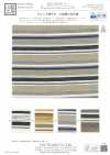 KYC673-W-1 Algodão Viscose Linho Dobby Listras Horizontais Múltiplas Largura Larga