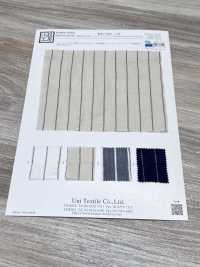 KYC904-ST Fio De Algodão Tingido Em Fio, Trama Aberta, Franzido Listrado[Têxtil / Tecido] Uni Textile(Komon Studio) Foto secundária