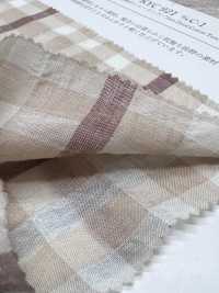 KYC921-C-1 Fio De Algodão Tencel Tingido Com Franzido[Têxtil / Tecido] Uni Textile(Komon Studio) Foto secundária