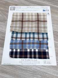 KYC921-C-1 Fio De Algodão Tencel Tingido Com Franzido[Têxtil / Tecido] Uni Textile(Komon Studio) Foto secundária