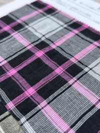 KYC921-C-2 Fio De Algodão Tencel Tingido Com Franzido[Têxtil / Tecido] Uni Textile(Komon Studio) Foto secundária