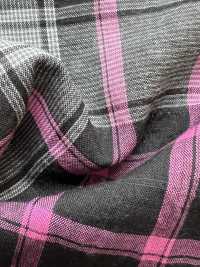 KYC921-C-2 Fio De Algodão Tencel Tingido Com Franzido[Têxtil / Tecido] Uni Textile(Komon Studio) Foto secundária