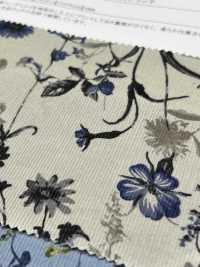 19189 Camisa De Veludo Cotelê Com Estampa Floral[Têxtil / Tecido] SUNWELL Foto secundária