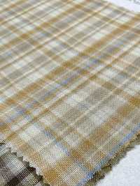 14424 Tecido De Gaze Dupla Com 60 Fios Em Fibra De Liocel Tencel™ E Padrão Xadrez Madras.[Têxtil / Tecido] SUNWELL Foto secundária