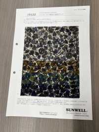 19188 Camisa De Veludo Cotelê Com Estampa Floral Pequena Desenhada à Mão[Têxtil / Tecido] SUNWELL Foto secundária