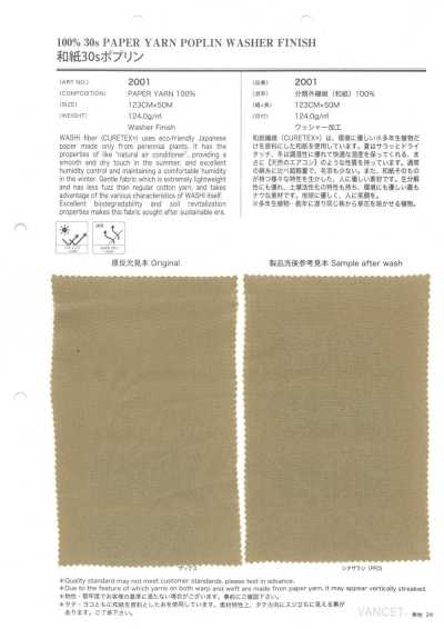 2001 Popeline Washi 30s