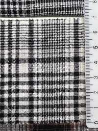 59992 C/L Netty Slub Ecru Check & Stripe[Têxtil / Tecido] VANCET Foto secundária